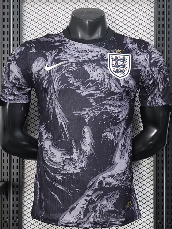 2026-27 England Black Grey Player Version Training shirts