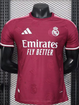 2025-26 RMA Brown Red Player Version Training Shirts