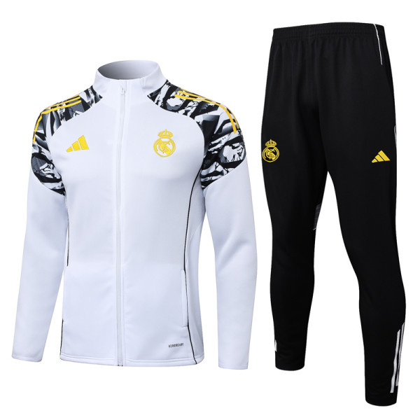 2025-26 RMA White Jacket Tracksuit #A25120