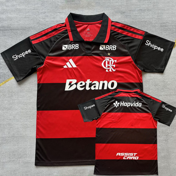 2026-27 Flamengo Home (Print Sponsors) Fans Soccer Jersey
