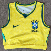 2026-27 Brazil Home Women Yoga Vest (女背心)