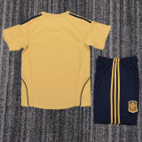 2008 Spain Away Kids Retro Soccer Jersey