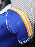 2025-26 RMA Blue Casual Edition Player Version Training Shirts (黄边)