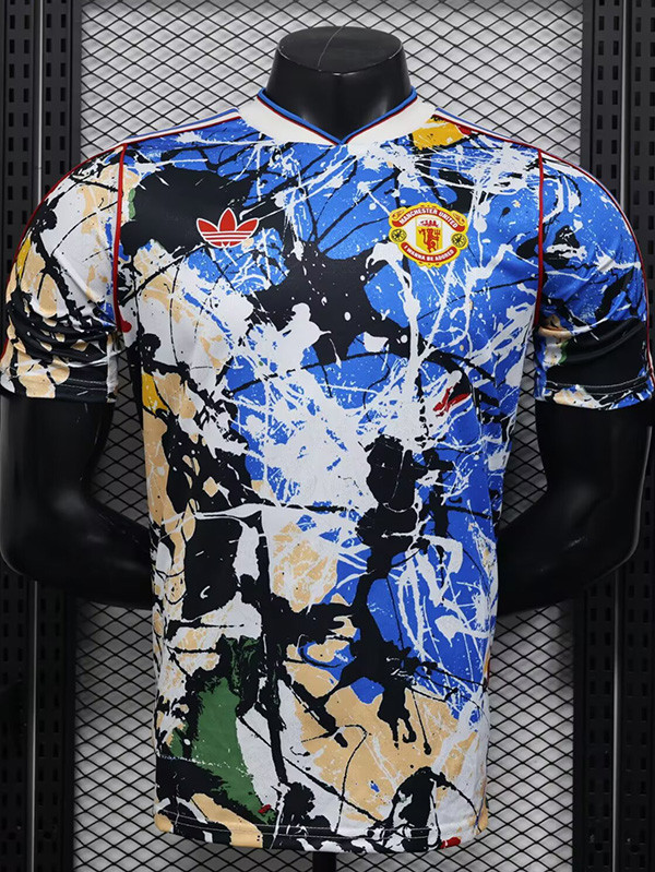 2026-27 Man Utd Blue Joint Edition  Player Version Training shirts