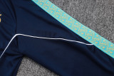 2025-26 Marseille Royal blue Half Pull Tracksuit #B25153(半拉链)