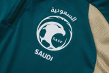2026-27 Saudi Arabia Dark green Half Pull Tracksuit #B26007(半拉链)