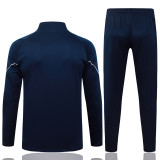 2025-26 Marseille Royal blue Half Pull Tracksuit #B25153(半拉链)