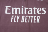 2025-26 RMA Gray Purple Half Pull Tracksuit #B25151(半拉链)