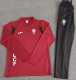 2025-26 Cordoba Red Half Pull Tracksuit (Pants Have Pocket)(半拉链)