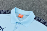 2026-27 Man City Light blue Short shirts and Long trousers Suit