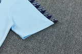 2026-27 Man City Light blue Short shirts and Long trousers Suit