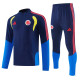 2026-27 Colombia Royal blue Half Pull Tracksuit (半拉链)