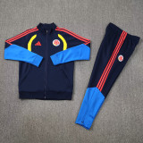 2026-27 Colombia Royal blue Jacket Tracksuit