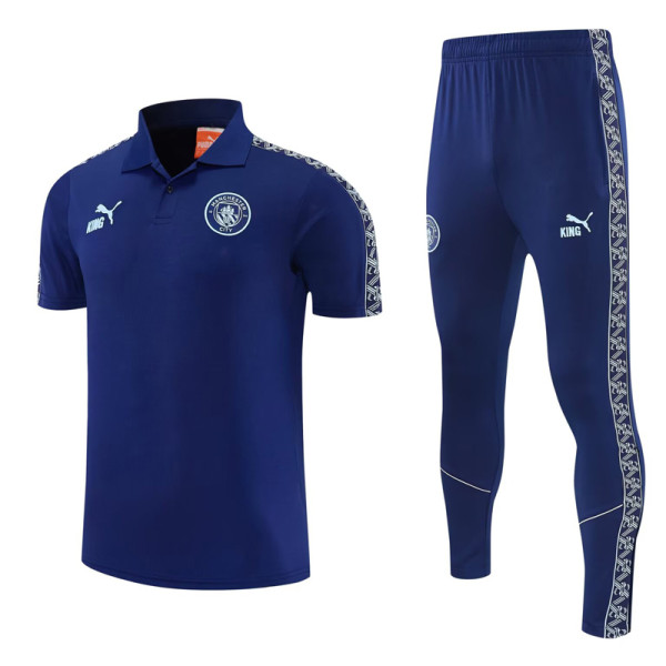 2026-27 Man City Royal blue Short shirts and Long trousers Suit