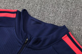 2026-27 Colombia Royal blue Half Pull Tracksuit (半拉链)