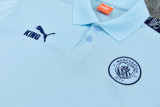 2026-27 Man City Light blue Short shirts and Long trousers Suit