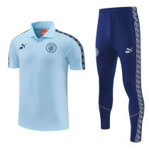 2026-27 Man City Light blue Short shirts and Long trousers Suit