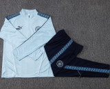 2025-26 Man City Light blue Kids Half Pull Tracksuit #E25229(童装)(半拉链)