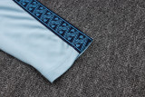 2025-26 Man City Light blue Kids Half Pull Tracksuit #E25229(童装)(半拉链)