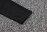 2025-26 Man City Black Kids Half Pull Tracksuit #E25231(童装)(半拉链)