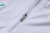 2025-26 Marseille White Kids Half Pull Tracksuit #E25225(童装)(半拉链)