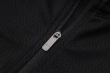 2025-26 Man City Black Kids Half Pull Tracksuit #E25231(童装)(半拉链)