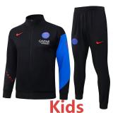 2025-26 PSG Black Kids Jacket Tracksuit # E25227(童装)