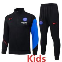 2025-26 PSG Black Kids Jacket Tracksuit # E25227(童装)