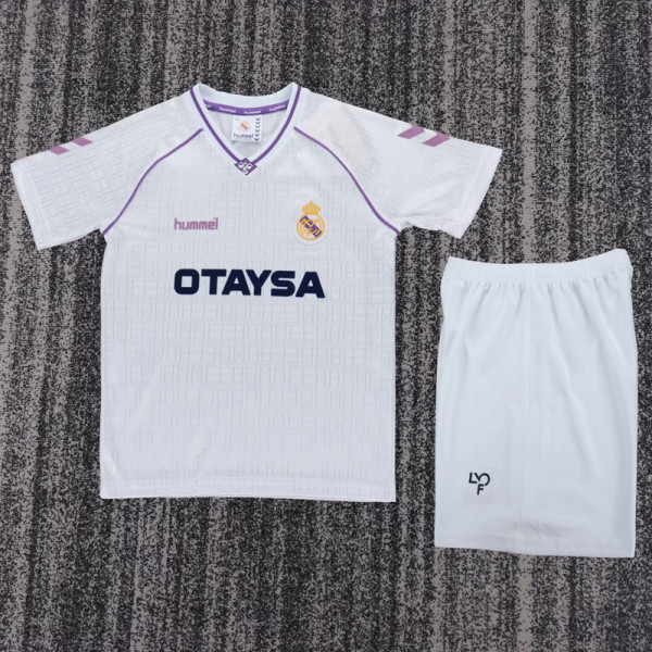 1990-1992 RMA Home Kids Retro Soccer Jersey
