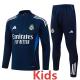 2025-26 RMA Royal blue Kids Half Pull Tracksuit #E25226(童装)(半拉链)