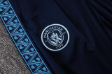 2025-26 Man City Light blue Kids Half Pull Tracksuit #E25229(童装)(半拉链)