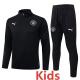 2025-26 Man City Black Kids Half Pull Tracksuit #E25231(童装)(半拉链)