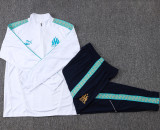 2025-26 Marseille White Kids Half Pull Tracksuit #E25225(童装)(半拉链)