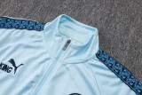 2025-26 Man City Light blue Kids Jacket Tracksuit #E25223(童装)