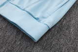 2025-26 Man City Light blue Kids Jacket Tracksuit #E25223(童装)