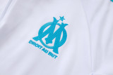 2025-26 Marseille White Kids Half Pull Tracksuit #E25225(童装)(半拉链)