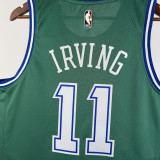 2025-26 Dallas Mavericks IRVING #11 Green Retro Top Quality Hot Pressing NBA Jersey