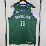2025-26 Dallas Mavericks IRVING #11 Green Retro Top Quality Hot Pressing NBA Jersey