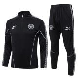 2025-26 Man City Black Half Pull Tracksuit #B25154(半拉链)