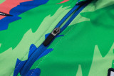 2025-26 Brazil Green Half Pull Tracksuit #B25155(半拉链)