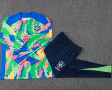 2025-26 Brazil Green Half Pull Tracksuit #B25155(半拉链)
