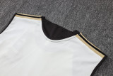 2026-27 Flamengo White black Tank top and shorts suit #D26010