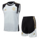 2026-27 Flamengo White black Tank top and shorts suit #D26010