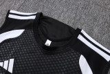 2026-27 RMA Black Tank top and shorts suit #D26013