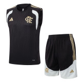 2026-27 Flamengo Brown Tank top and shorts suit #D26011
