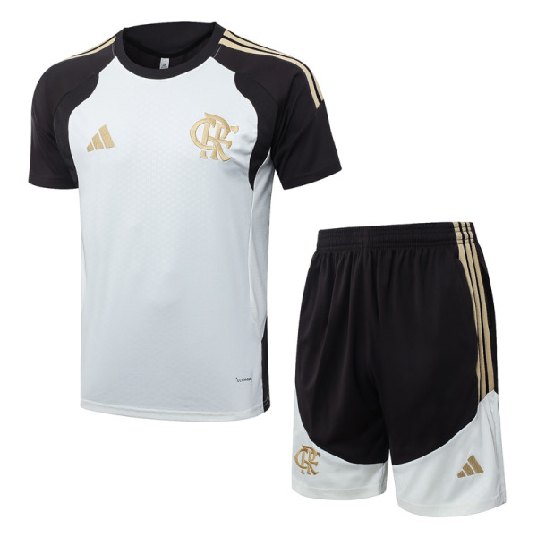 2026-27 Flamengo White black Training Short Suit #J26009