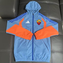 2026-27 Roma Light blue Windbreaker