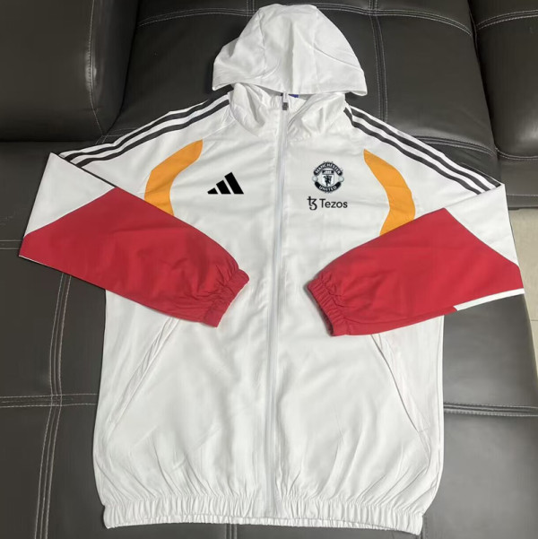 2026-27 Man Utd White Windbreaker