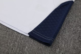 2026-27 Argentina White Half Pull Tracksuit (半拉链)