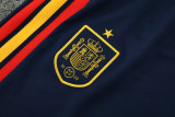 2026-27 Spain Lake blue Half Pull Tracksuit (半拉链)